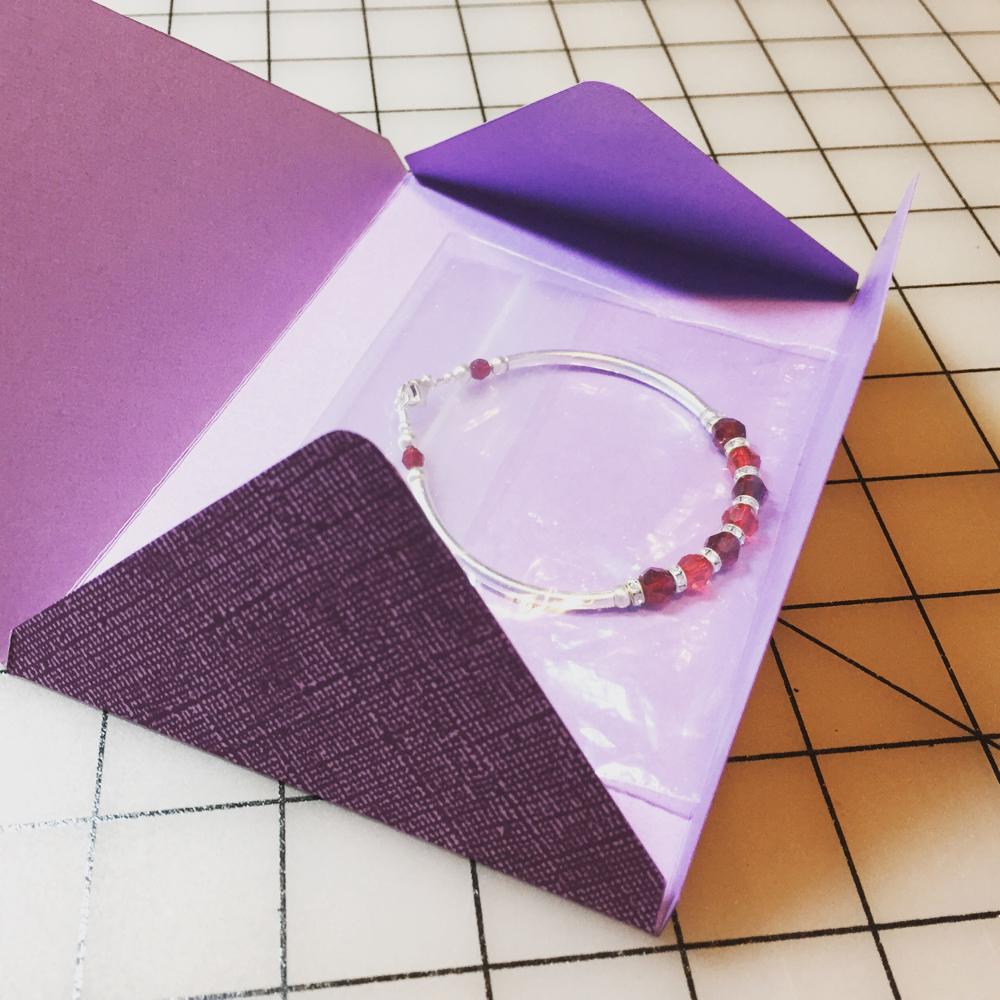 JewelryByJordan's tweet image. Packing up an order late last night. This #handmadeenvelope will carry a bracelet to Texas! #packagingiseverything