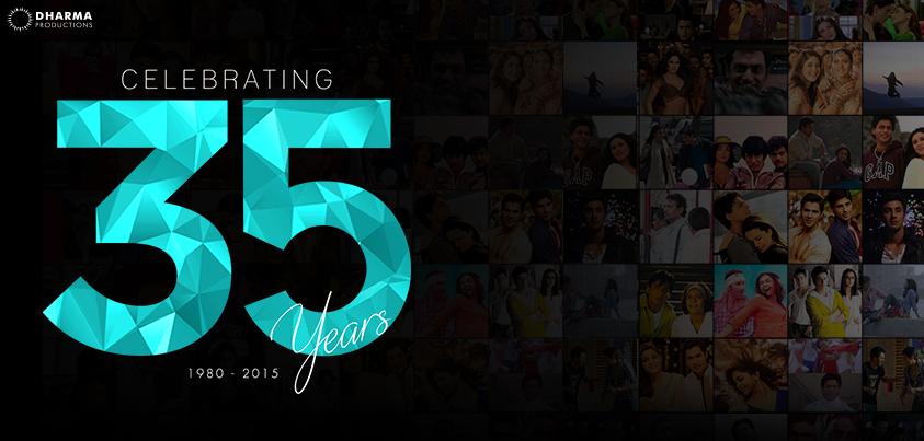 DharmaMovies's tweet photo. Today as we complete #35YearsOfDharma, we thank everyone for being a part of our journey! http://t.co/mCWSClz9w6