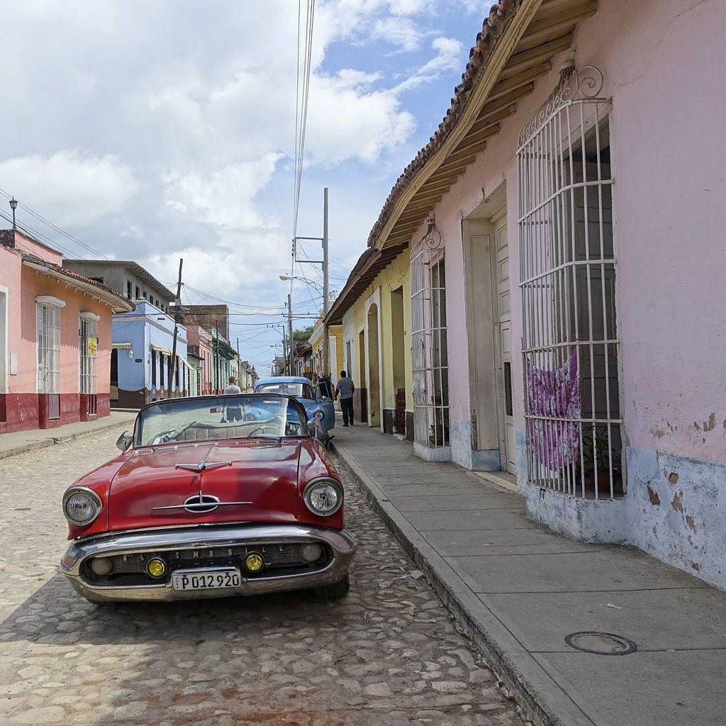 An ordinary car in an ordinary country. Trinidad, Cuba. by galisegal