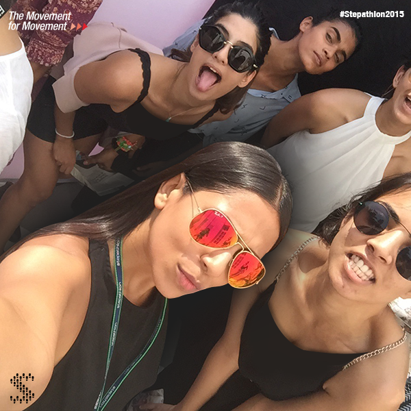 Stepathlon's tweet photo. #AIFWSS16 kicks off & our supermodel #Stepathlete - @ninjapinto sporting the BUDD-E on #Day1! #KeepMoving http://t.co/kXfoTv36YK