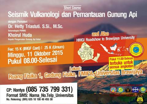 [SHORT COURSE] There would be HMGI Roadshow to our university which is featured in our short course. Who's excited?