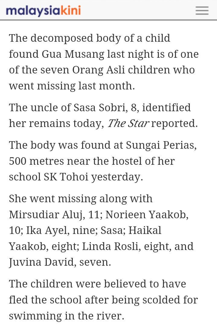f4izalhassan's tweet photo. A tragic and devastating closure. Condolences. RIP #PosTohoi http://t.co/Csir1DUTYN
