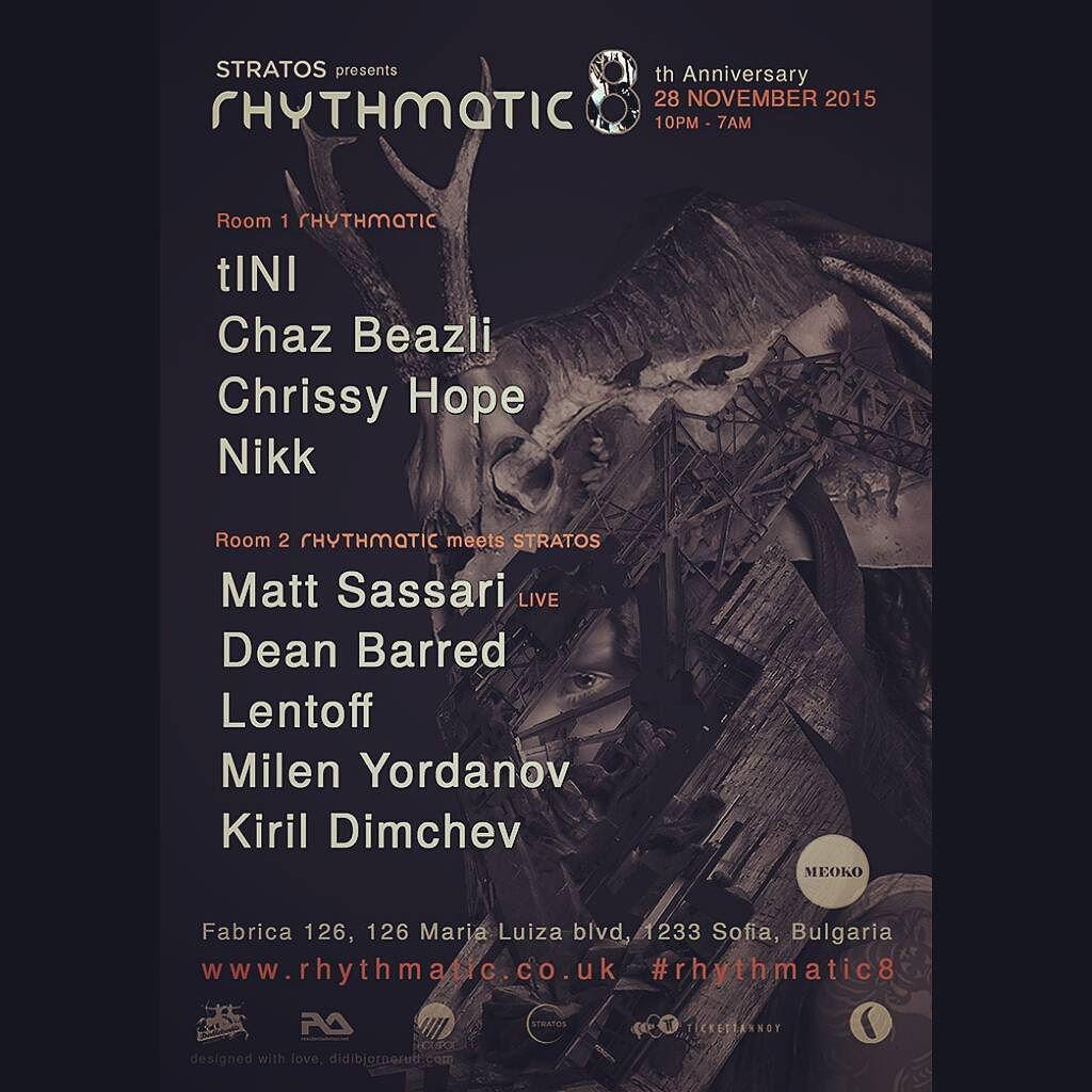 Rhytmatic 8th anniversary

tINI | Matt Sassari

2 rooms at Fabrica 126
Stratos &amp; rhythmati… ift.tt/1WOBHla