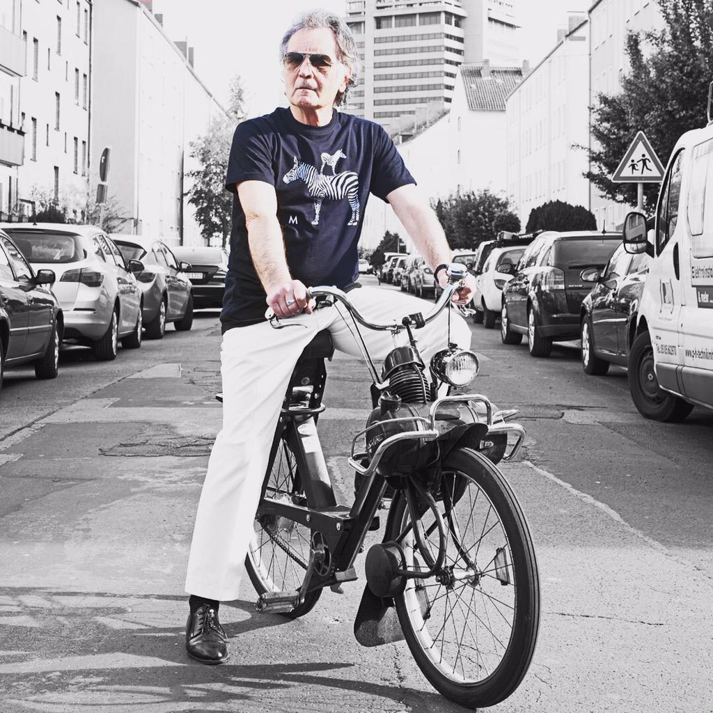 The #senior #rocker rode every #road, saw #everything &amp; is #quintessentially #tuff  #slick #cool - #mahlerwear