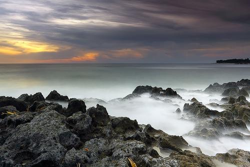 Le vent souffle sur l'ocÃ©an