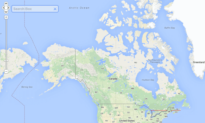 BrilliantMaps's tweet photo. 50% of Canadians Live South of The Red Line - https://t.co/bItWLiGq1q https://t.co/1hWLnAZ4z4
