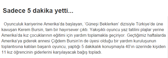 aklıma direk bu geldi, duyarlılığını seveyim be adam.