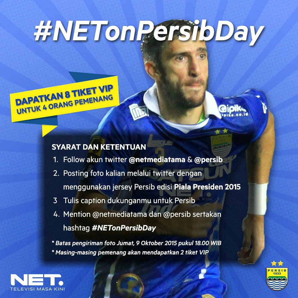 persib's tweet photo. Mau tiket VIP supaya bisa nonton langsung di Si Jalak Harupat sabtu nanti? Cek gambar ya! #TiketNETonPersibDay http://t.co/cGPNVEEnAE