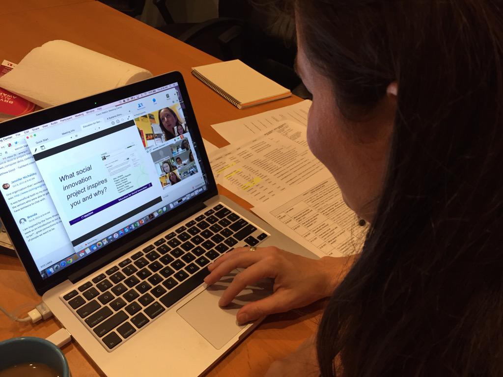 Session 1 of our Education for #SocialInnovation PD across 7 <a href="/CEESAorg/">CEESAorg</a> countries happening now! #CEESAsi