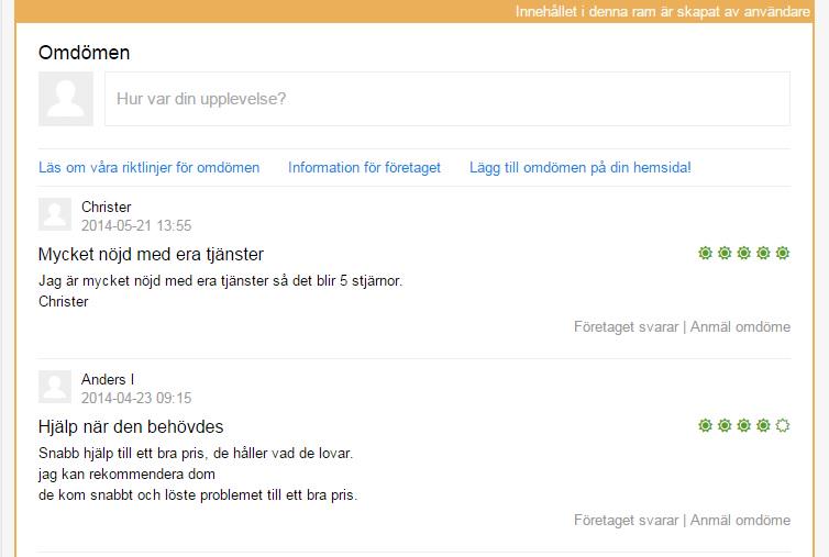 FixarIT's tweet image. Kund omdömen