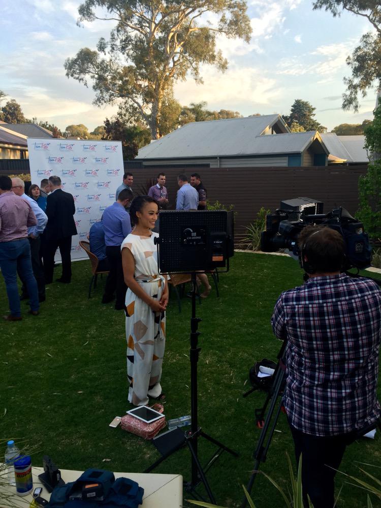 WCHFoundation's tweet image. TeamKids Lottery launch in full swing! @virginia_langeberg reporting live @TeamKidsSA #TeamKids