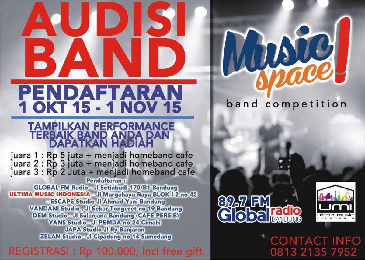 Info nih kak, daftarnya di Ultima Music Indonesia aja biar akrab ;) telp 022-7507844 <a href="/ibeystansah/">Ibey NATURAL</a> <a href="/cbuzbastian/">sebastianus yoga</a>