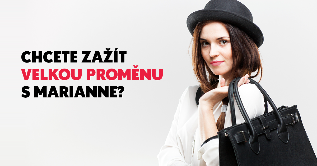 Přihlašte se do naší soutěže o nový outfit a zapůjčení kultovního #Fiat500 promena.marianne.cz #mariannePromena