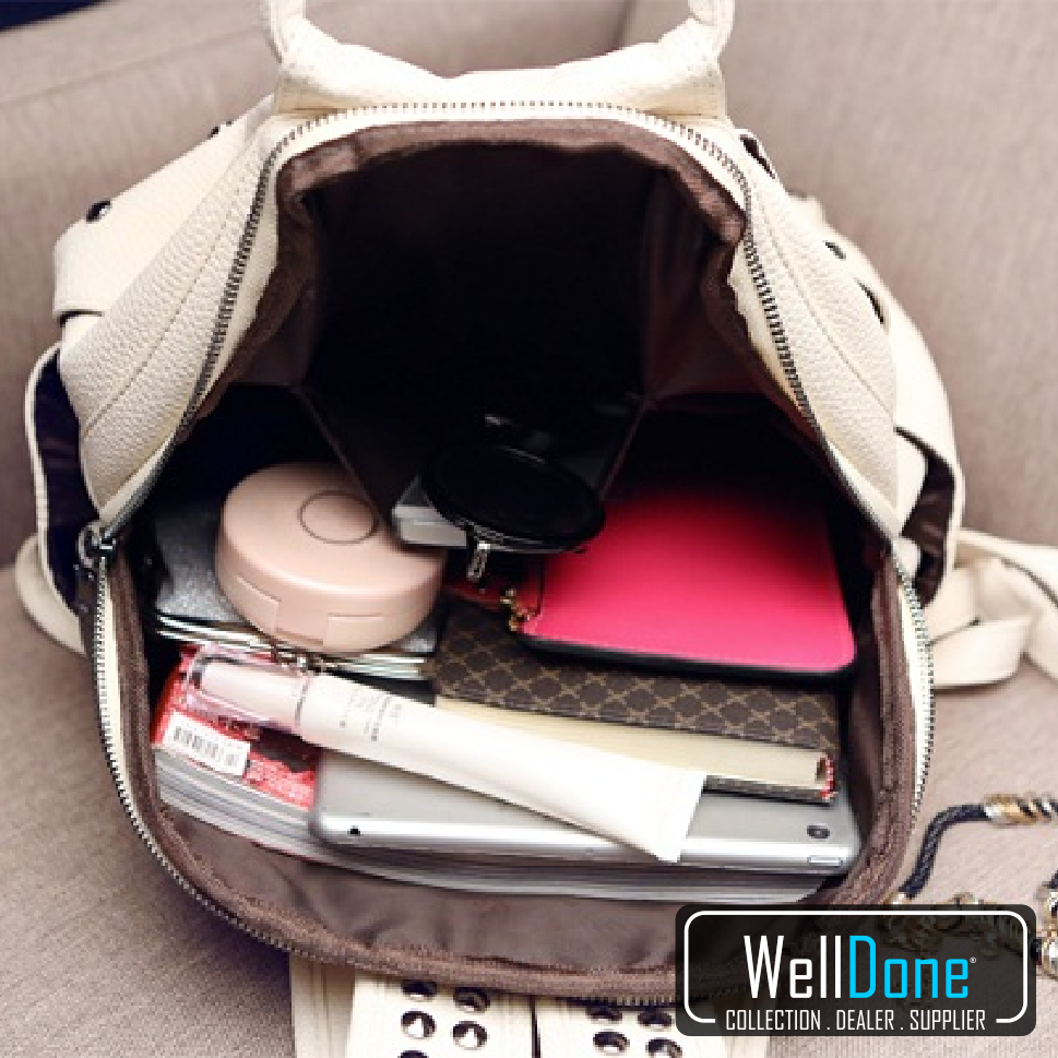 WDWellDone's tweet image. Code : WD0010SW
Colour : Beige, Pink, Black
Material: Kulit PU
Size: H32xL28xD12cm
Weight: 800grams
Price: IDR178.000