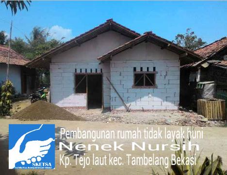sketsa_id's tweet photo. Ini hsil krja kita &amp; dibantu aparatur warga sana, Mmbangun rutilahu nenek nursih yg berada di tambelang bks http://t.co/h1R4tdg0EJ
