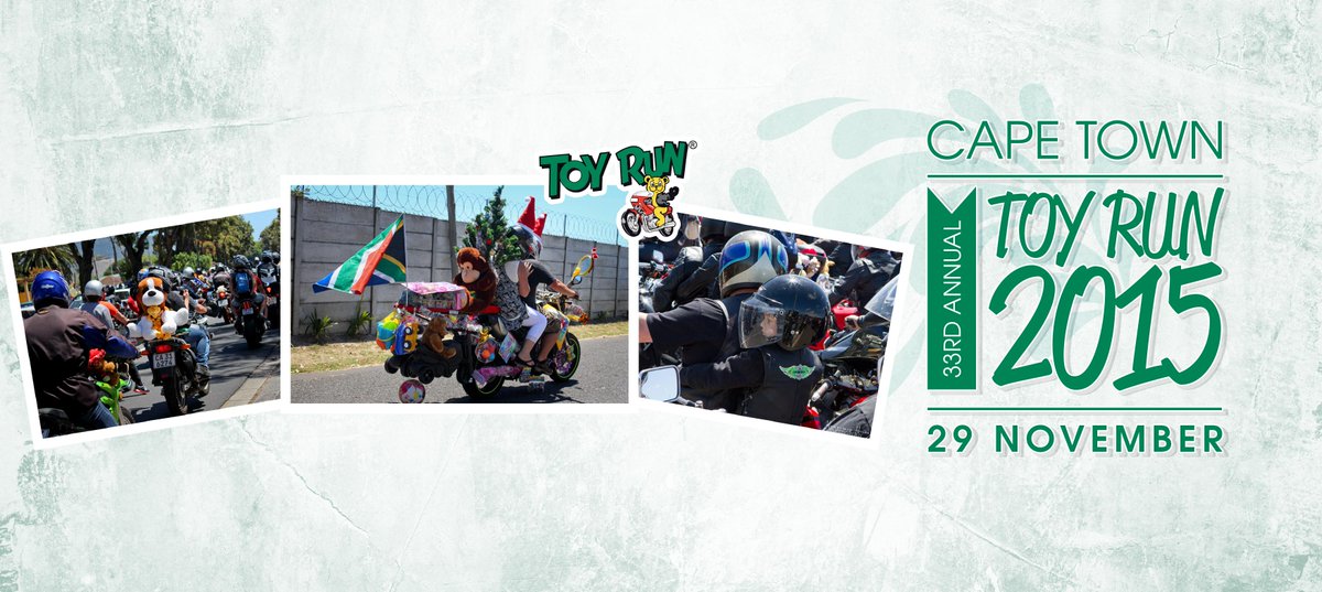 toyrunsa's tweet image. Save the date!! #ToyRunCT #29thNov
@jolie360sa