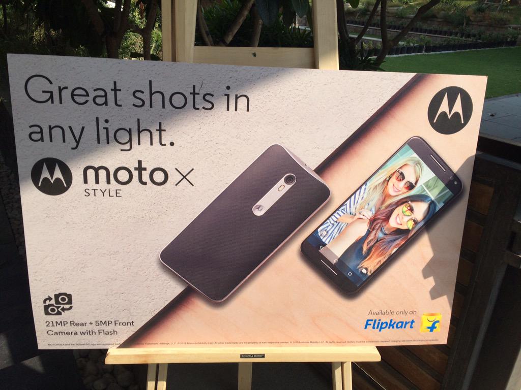 digitindia's tweet photo. Hello, #Moto. #MotoXStyleLaunch http://t.co/tjtf2ujx7r