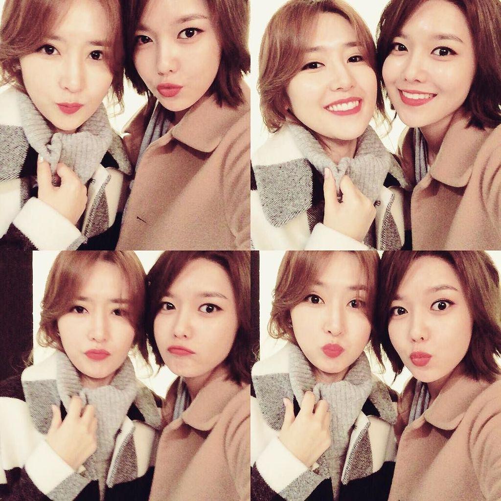 [PIC][08-10-2015]SooYoung xuất hiện trên ấn phẩm tháng 11 của tạp chí “ELLE” cùng chị gái CQyKlG9XAAASkFV