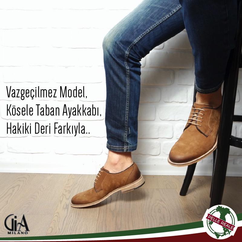 Vazgeçilmez model, kösele taban ayakkabı, hakiki deri farkıyla... goo.gl/KvBzoz