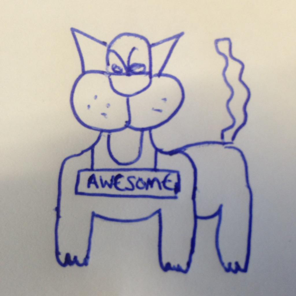LoveDrawingDogs's tweet photo. #dailydog #lovedogs #dogface #dog #awesomedog #dudedog #dogpic #lovedrawingdogs http://t.co/xptPnXHR2H