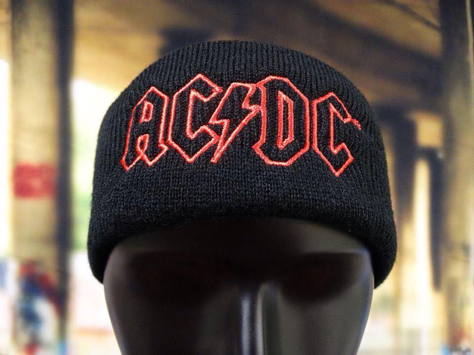 NEW IN STOCK! <a href="/acdc/">AC/DC</a> AC/DC Official Merchandise BLACK Knitted Turn Up Beanie RED LOGO NEW … ift.tt/1PjHyg6