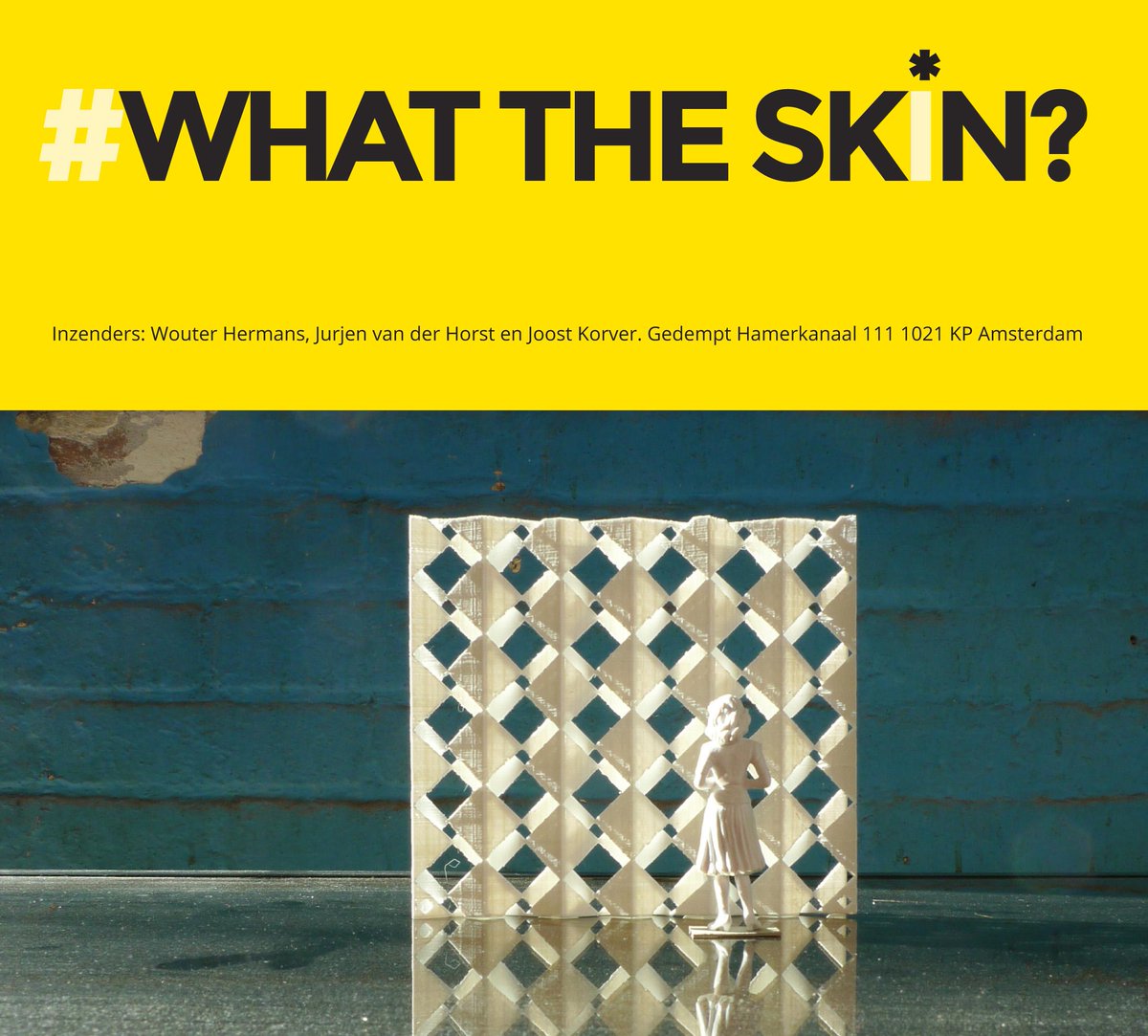 May we have your votes please? Our movable #3dprinted facade #Whattheskin needs your vote: bit.ly/1FYXlyA