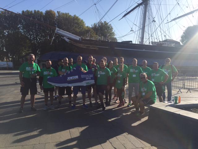 Cheer on our Jewson Contractor Team, who are completing the London Marathon walk for <a href="/macmillancancer/">Macmillan Cancer Support</a> today!