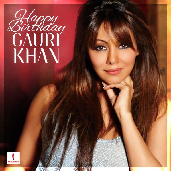 Here wishing Gauri Khan a very Happy Birthday! 