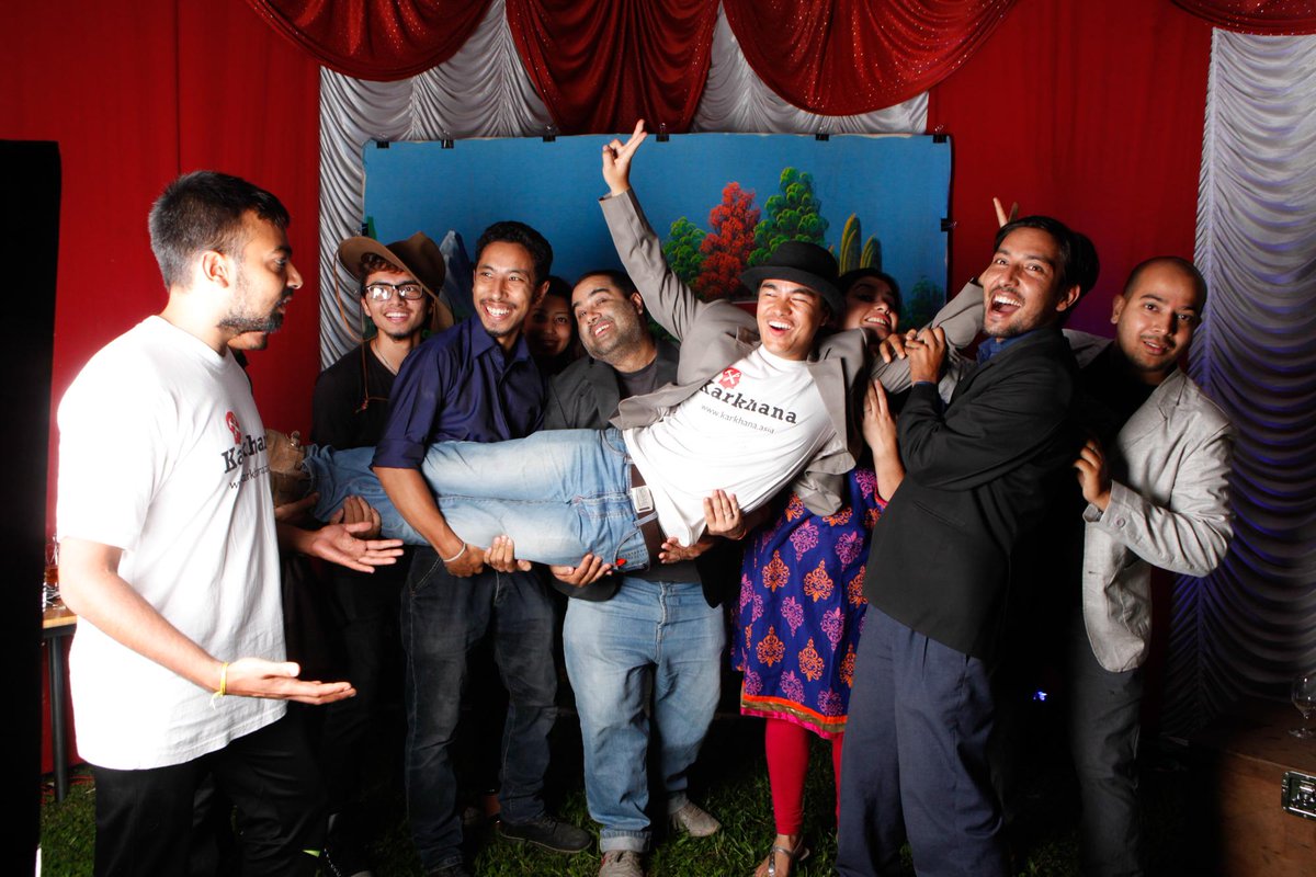 KarkhanaN's tweet photo. Creating some memories at the photo booth of #NepalPictureLibrary.
#Karkhana
#CKU http://t.co/BtUDJHmDf3