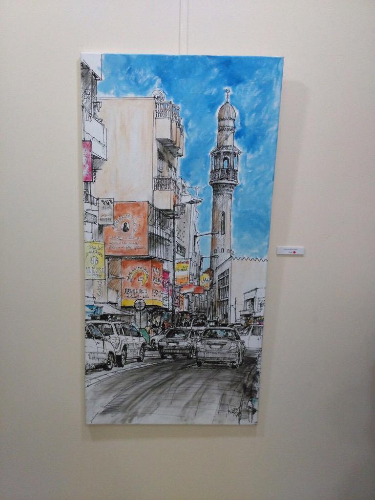 FACTMagazineME's tweet photo. Stafford &amp; Sharabi Art Consultants launched Sporting Lines - a brand new exhibition at InTouch Clinic #Bahrain 😍 http://t.co/DTcbMgw0wE