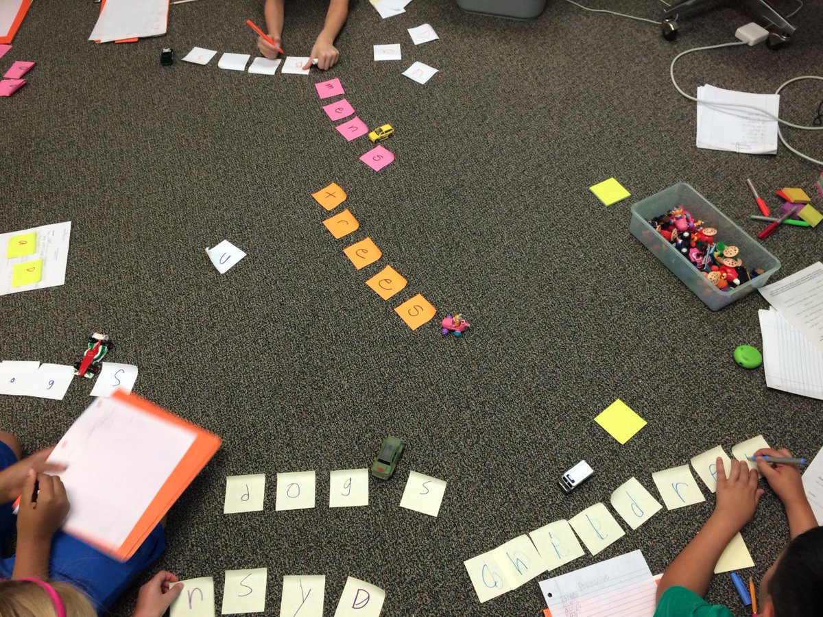 AmyThomman's tweet photo. Using Hot Wheels to park the apostrophe in singular and plural possessive nouns. @Wallis_BeTheONE @BryanISD http://t.co/mzqhppXJp1