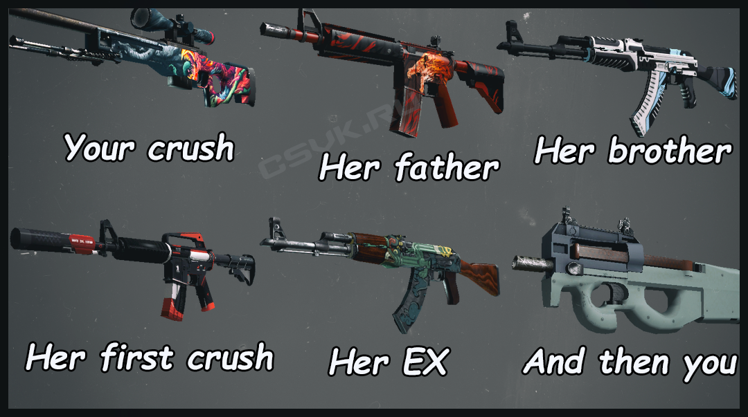 ZOWIEbyBenQ's tweet photo. Nobody likes being compared to a P90...
#relatable #JustCSGOThings
FAV if this is you
RT if you're a #DragonLore http://t.co/0D0SRDEiC0