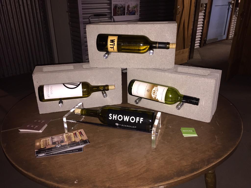 jacobharkins's tweet photo. Brought the A-team last night. #cowine beats @coloradobrewers at Harvest Week @MCWineMaker @MrCWineMan @guydrew http://t.co/8cf1I5znEH