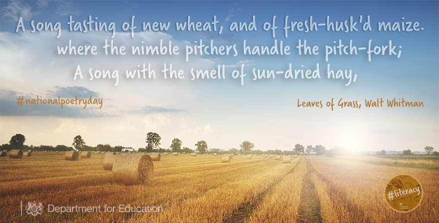 .<a href="/PoetryArchive/">The Poetry Archive</a> is running a <a href="/poetrybyheart/">Poetry By Heart</a> competition: ow.ly/T9Rt6 #NationalPoetryDay @NickGibbMP