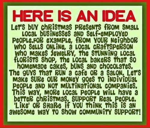 Here is an idea....thank you @SouthwellScoop for spreading the word! #shoplocal #ShopSouthwell 🎄