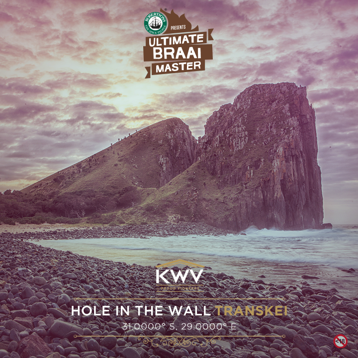 KWVwines's tweet photo. Join us at Hole in the Wall Hotel and Holiday resort in Transkei for episode 4 of @UltimateBraai Master. http://t.co/Mc5R69rxta