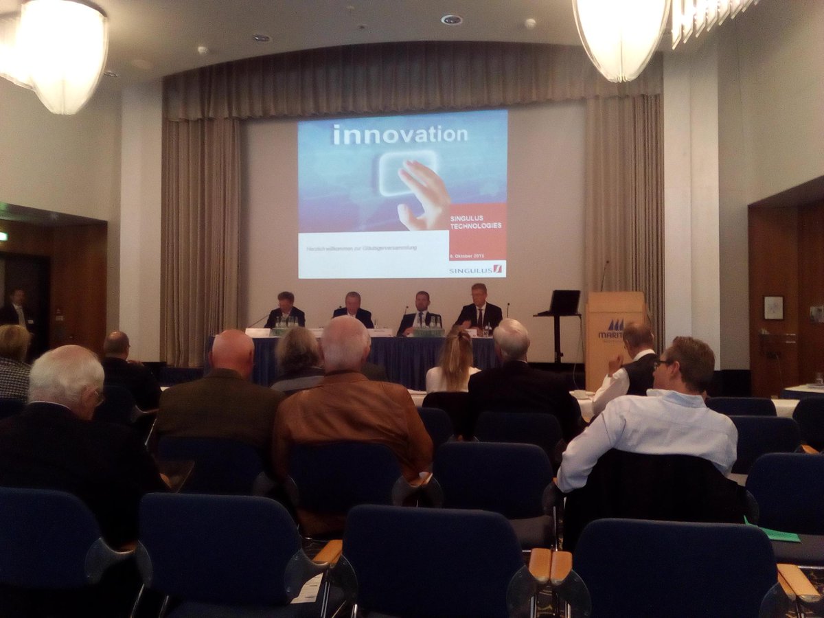 bondguide's tweet image. #Singulus steht Rede &amp;amp; Antwort in der Anleihegläubigerversammlung bondguide.de/topnews/singul… #BondGuide ist live vor Ort