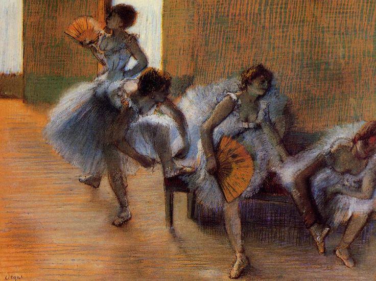 What Did Edgar Degas and In the Dance Studio Look Like  in 1897 