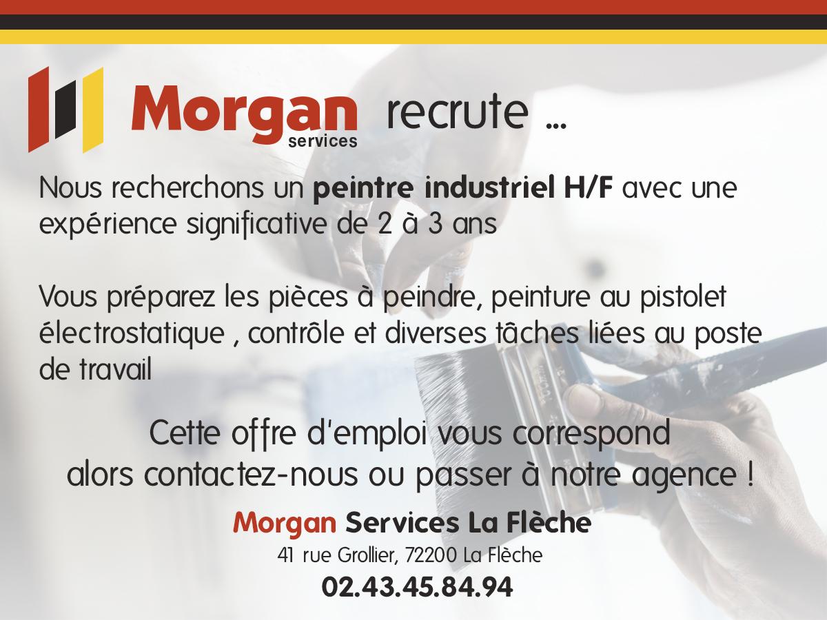 #intérim #cdd #cdi #emploi #morganservices #LaFlèche #Sarthe #peintre #industriel #peintreindustriel