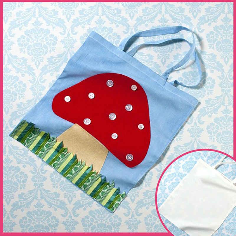 Hobbycraft's tweet photo. #CraftOfTheDay :5p charge catching you out? This seasonal tote is the easiest #midweekmake » http://t.co/wuML8RW3Vz http://t.co/vUQc2F07gn