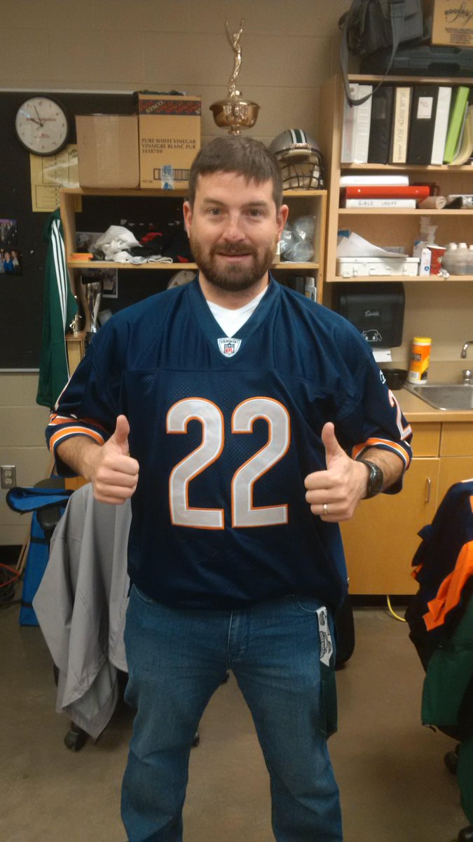 CHSCoyote's tweet photo. Mr. Sandbeck representing on Jersey Day #goyotes #coyoteweek #straighrouttasundance http://t.co/hPrxDTFgev