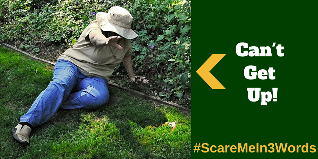 "Can't Get Up" will #ScareMeIn3Words and many others - an excellent reason for enrolling in a #Pilates class today!!