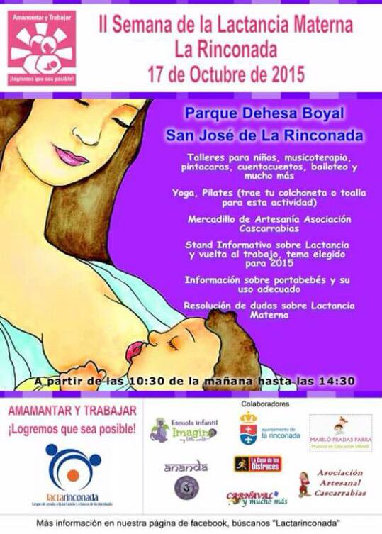 EI_Imagine's tweet photo. Nos vamos al parque con Lactarinconada!!! El próximo sábado 17 de Octubre nos vemos allí...No faltéis!
#LaRinconada http://t.co/BAsQCRT1a8