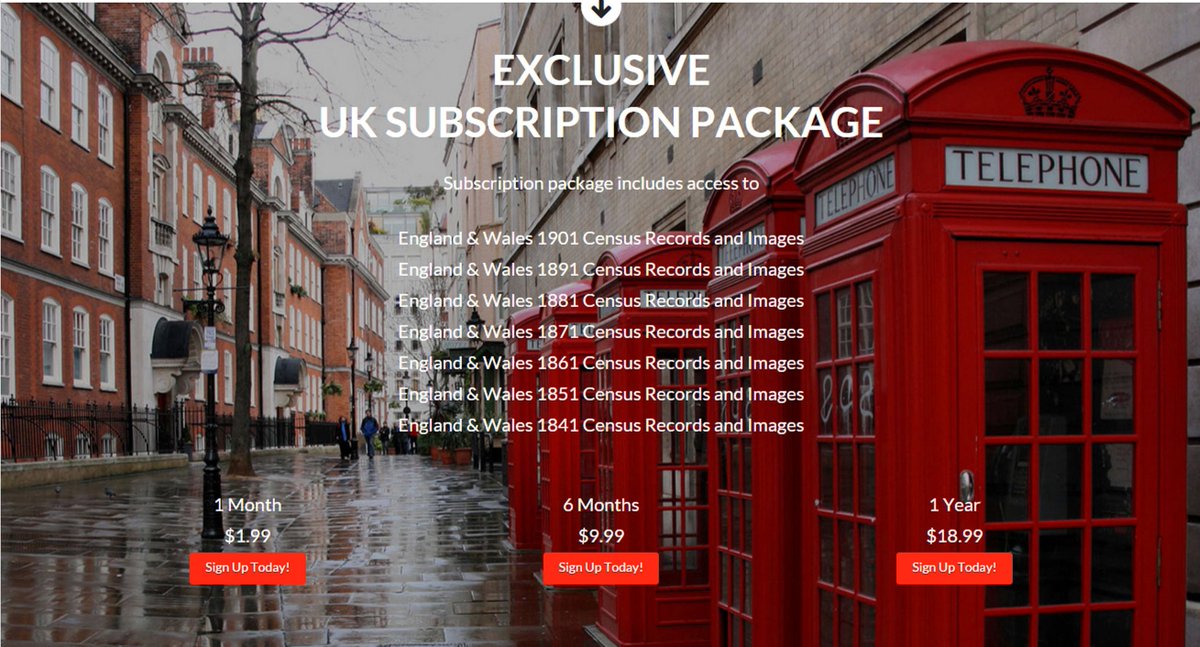 rootspoint's tweet image. Need the UK Census? We have 3 affordable subscriptions starting at $1.99/month. rootspoint.com #genealogy