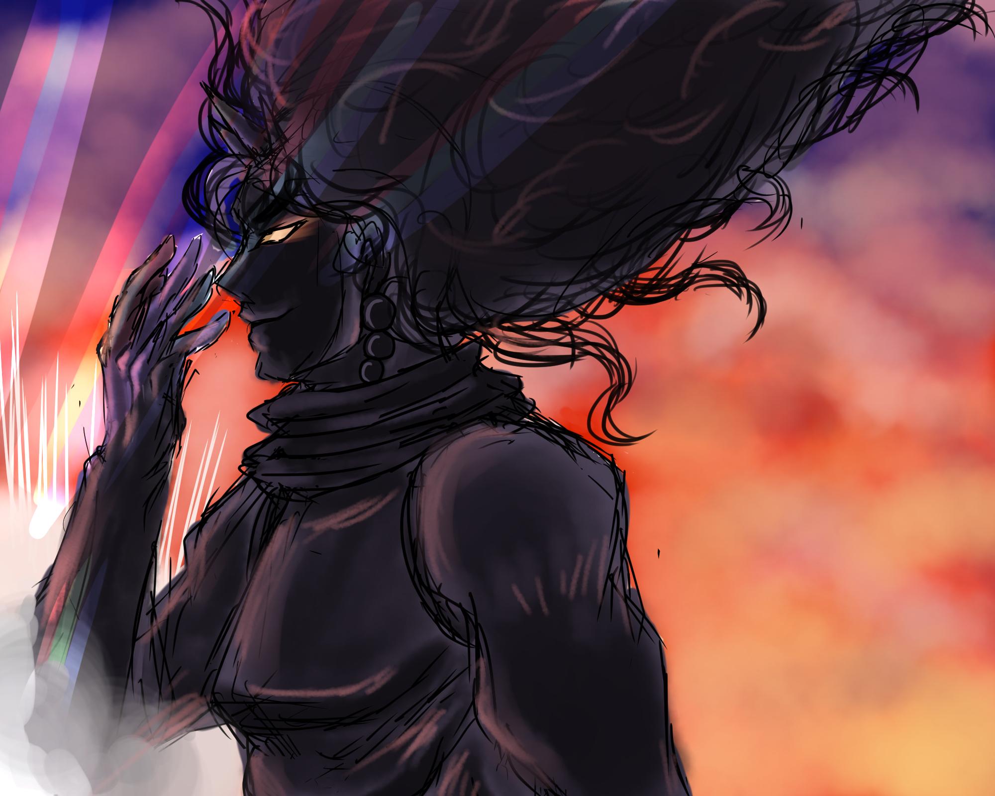 ポピー Jojo版深夜の真剣お絵描き60分一本勝負 題 カーズ 生放送見てて投稿遅れた 2部opの究極様のシーンが好きすぎてな Http T Co Wbepptvjnb Twitter