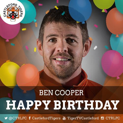 Happy Birthday to our Head Strength & Conditioning Coach Ben Cooper, have a great day Coops! 