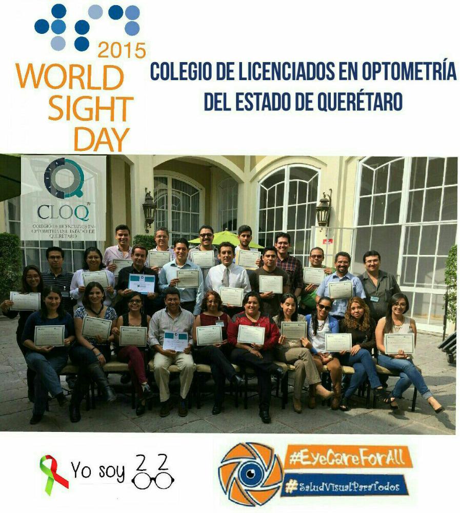 AMFECCO's tweet photo. #YosoyAMFECCO #eyecareforall #saludvisualparatodos 
El Colegio de Querétaro @cloqmx celebra el #DiaMundialDeLaVision http://t.co/L33UyCb5jo