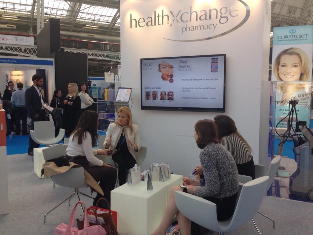 Dr Laurence Dryer being interviewed on the @HealthxchangeUK Stand E50 by @aestheticsgroup Journal #CCR2015 #ccrexpo