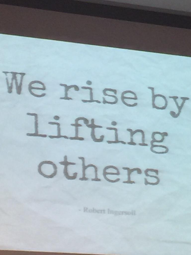 stein_50's tweet photo. I love this quote. Easy way to explain our journey as educators! @Joe_Mazza #neta2015 http://t.co/AEPnYG6BsD