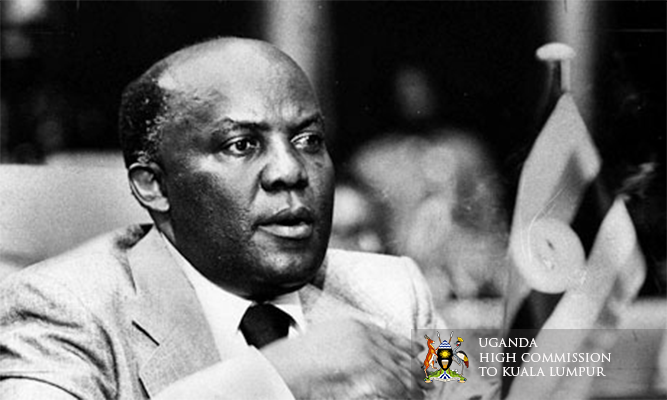 UgandaMalaysia's tweet photo. #53YearsOfIndependence The 5th President of Uganda, Godfrey Lukongwa Binaisa. #UGat53 http://t.co/y4GoU1yfhQ